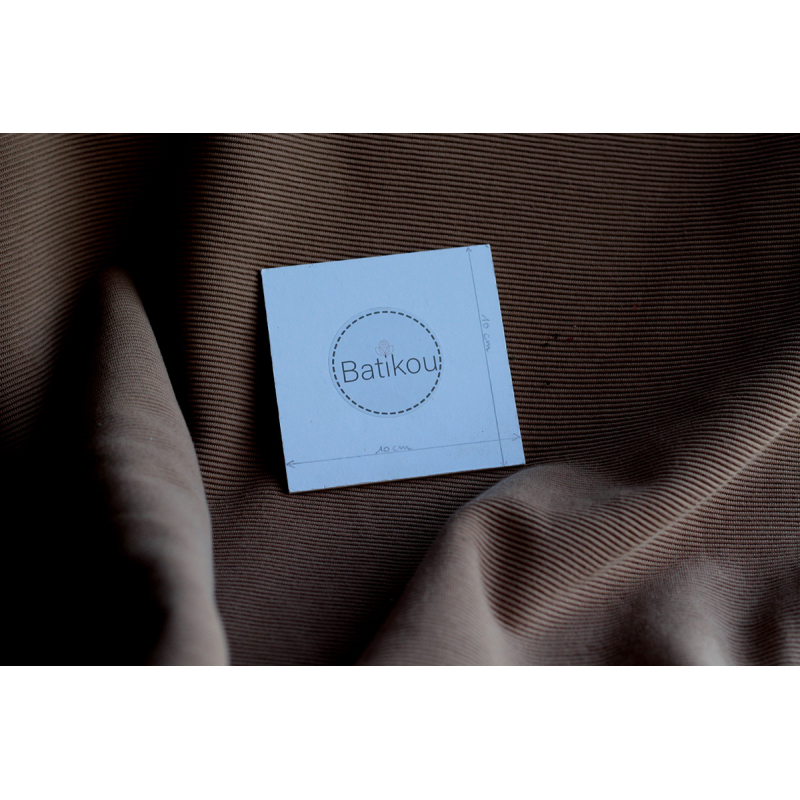 copy of Jersey coton côtes fines coloris noir