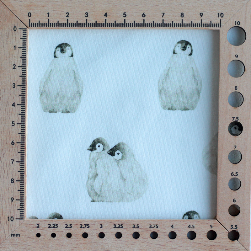 copy of Jersey coton à motifs tortues ocre