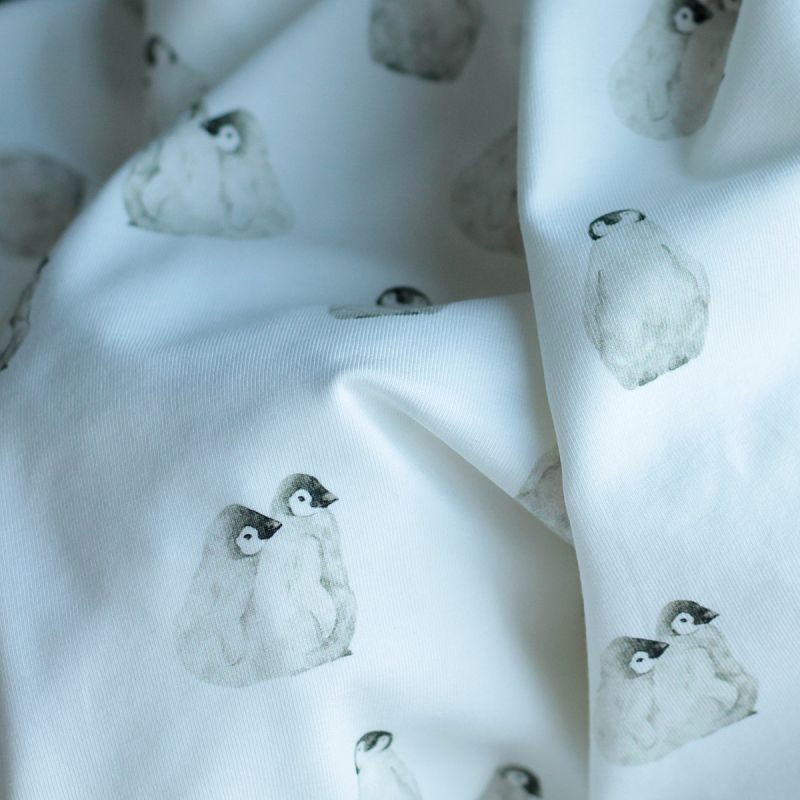 copy of Jersey coton à motifs tortues ocre