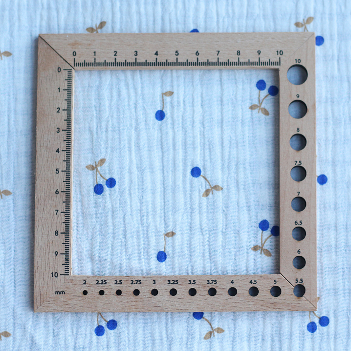 copy of Maxime - Double gaze de coton double face coloris beige chiné