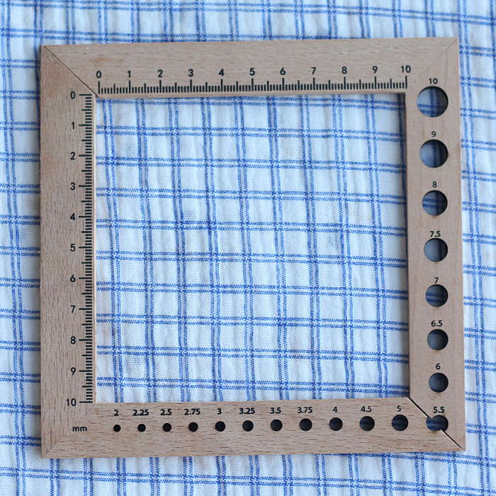 copy of Maxime - Double gaze de coton double face coloris beige chiné