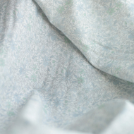 copy of Kezia - Batiste de coton douce à imprimé fleuri bleu
