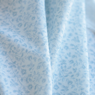 copy of Liv - Batiste de coton douce à imprimé fleuri rose poudré