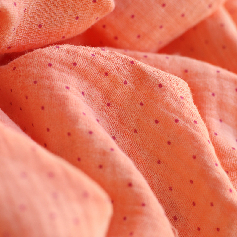 copy of Selena - Double gaze de coton double face coloris vieux rose modoré