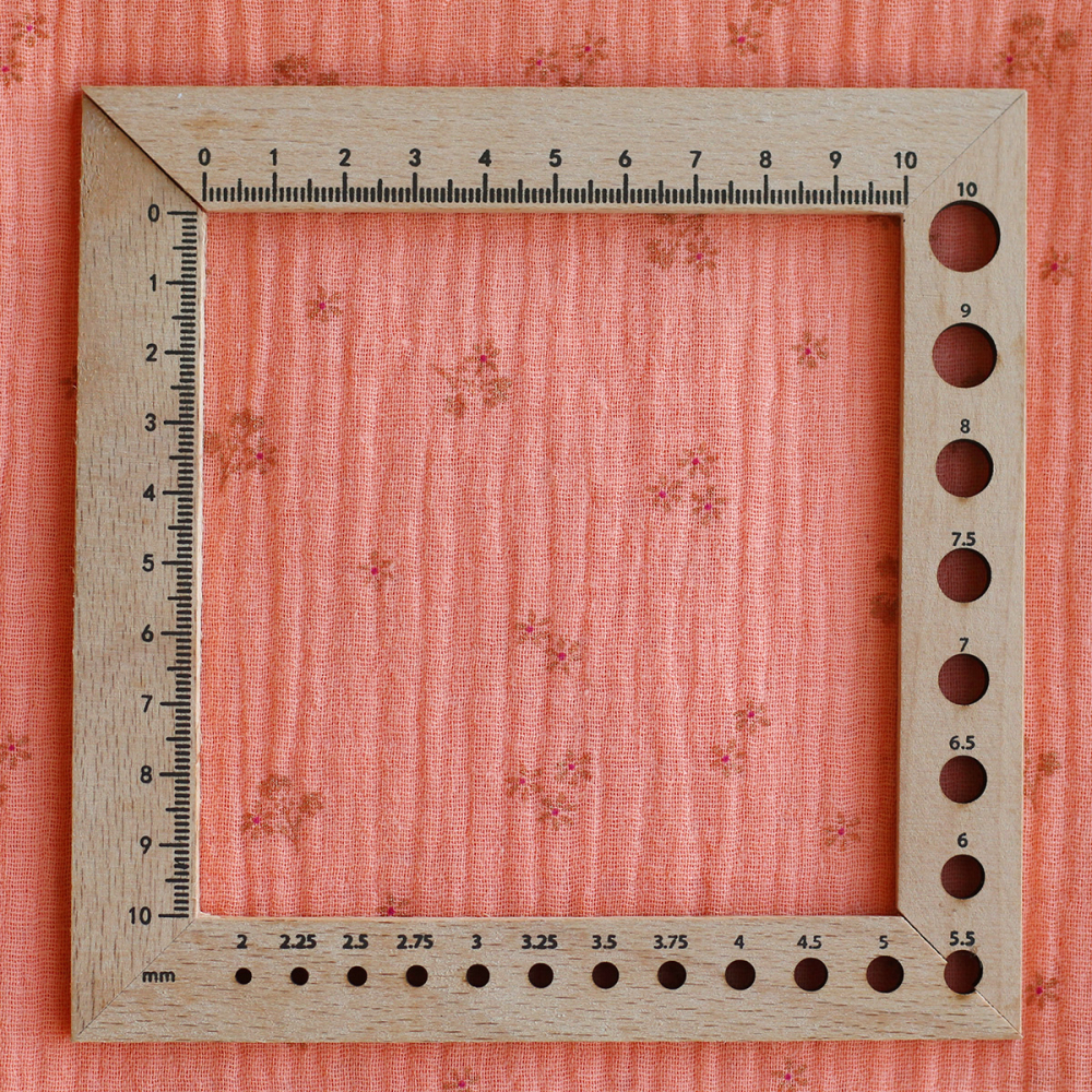 copy of Selena - Double gaze de coton double face coloris vieux rose modoré