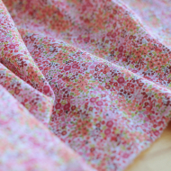 copy of Selma - Batiste de coton bio SILKYNE à imprimé fleuri coquelicot