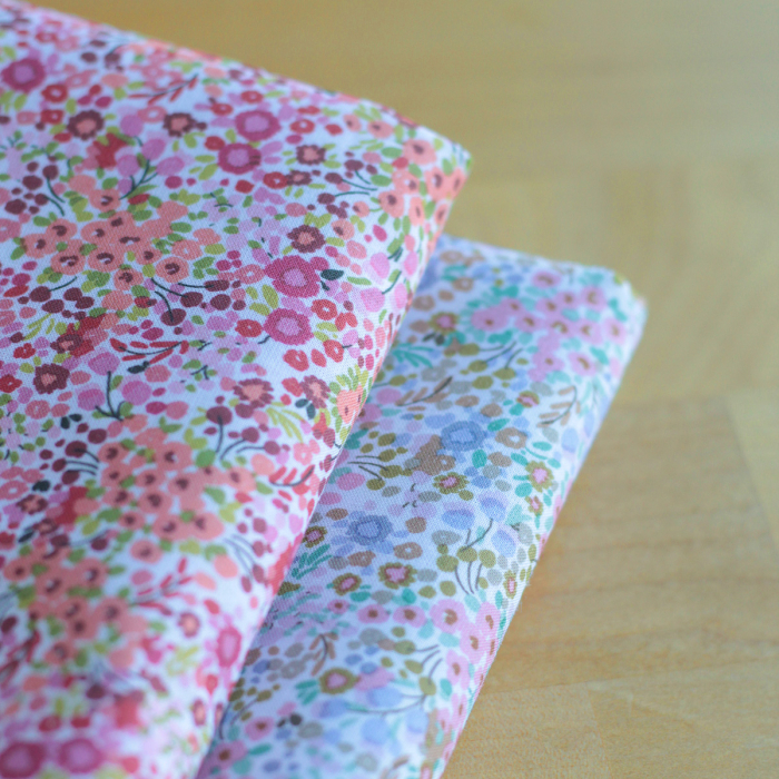 copy of Selma - Batiste de coton bio SILKYNE à imprimé fleuri coquelicot