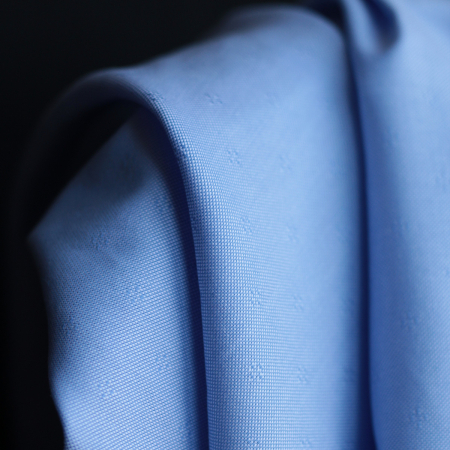 copy of Coton Bio oxford doux bi-Face rayures / dobby Bleu et blanc copy of Coton Bio oxford doux bi-Face rayures / dobby Bleu et blanc