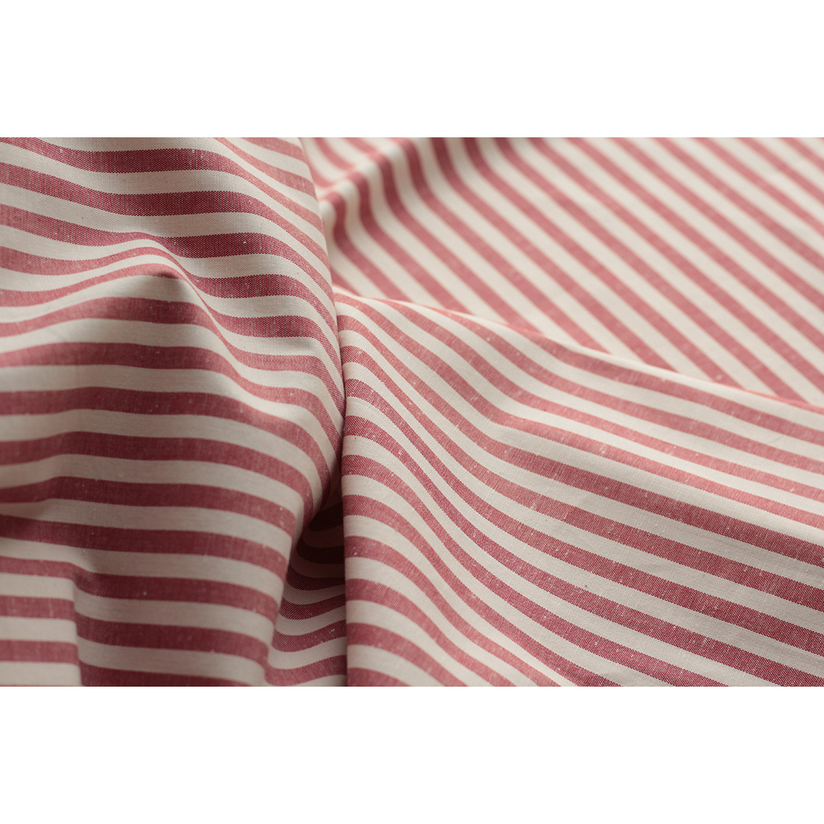 copy of Coton chiné aspect brut rayures moyennes 7mm coloris bleu marine / écru