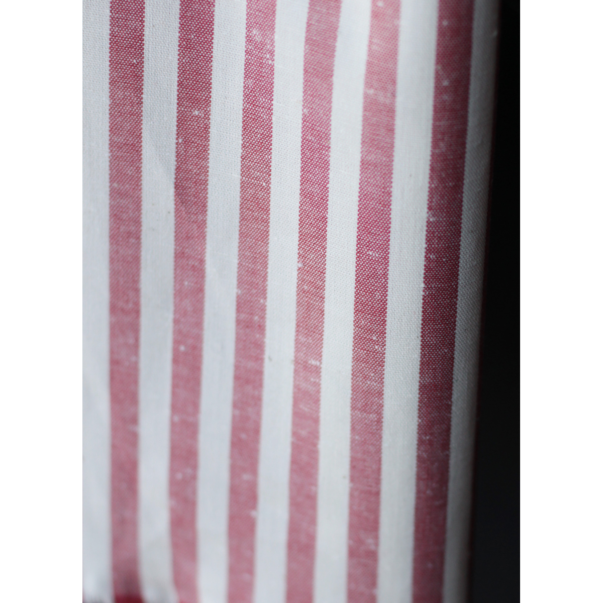 copy of Coton chiné aspect brut rayures moyennes 7mm coloris bleu marine / écru