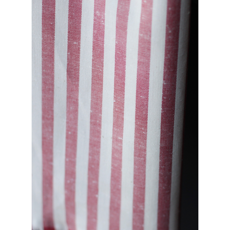 copy of Coton chiné aspect brut rayures moyennes 7mm coloris bleu marine / écru