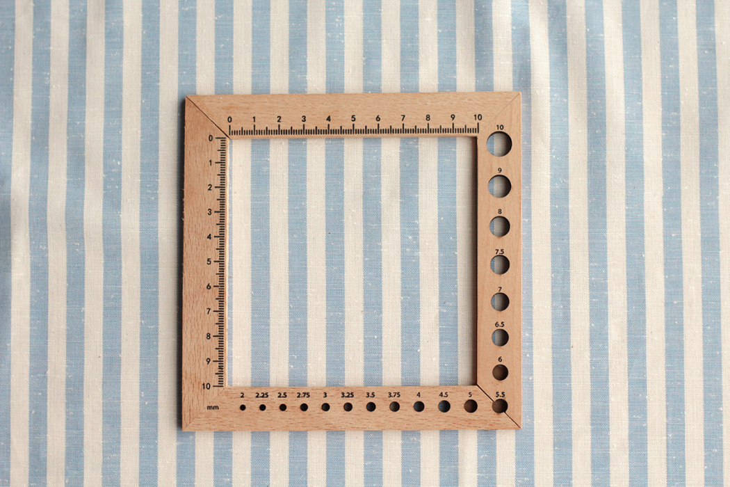 copy of Coton chiné aspect brut rayures moyennes 7mm coloris rouge / écru