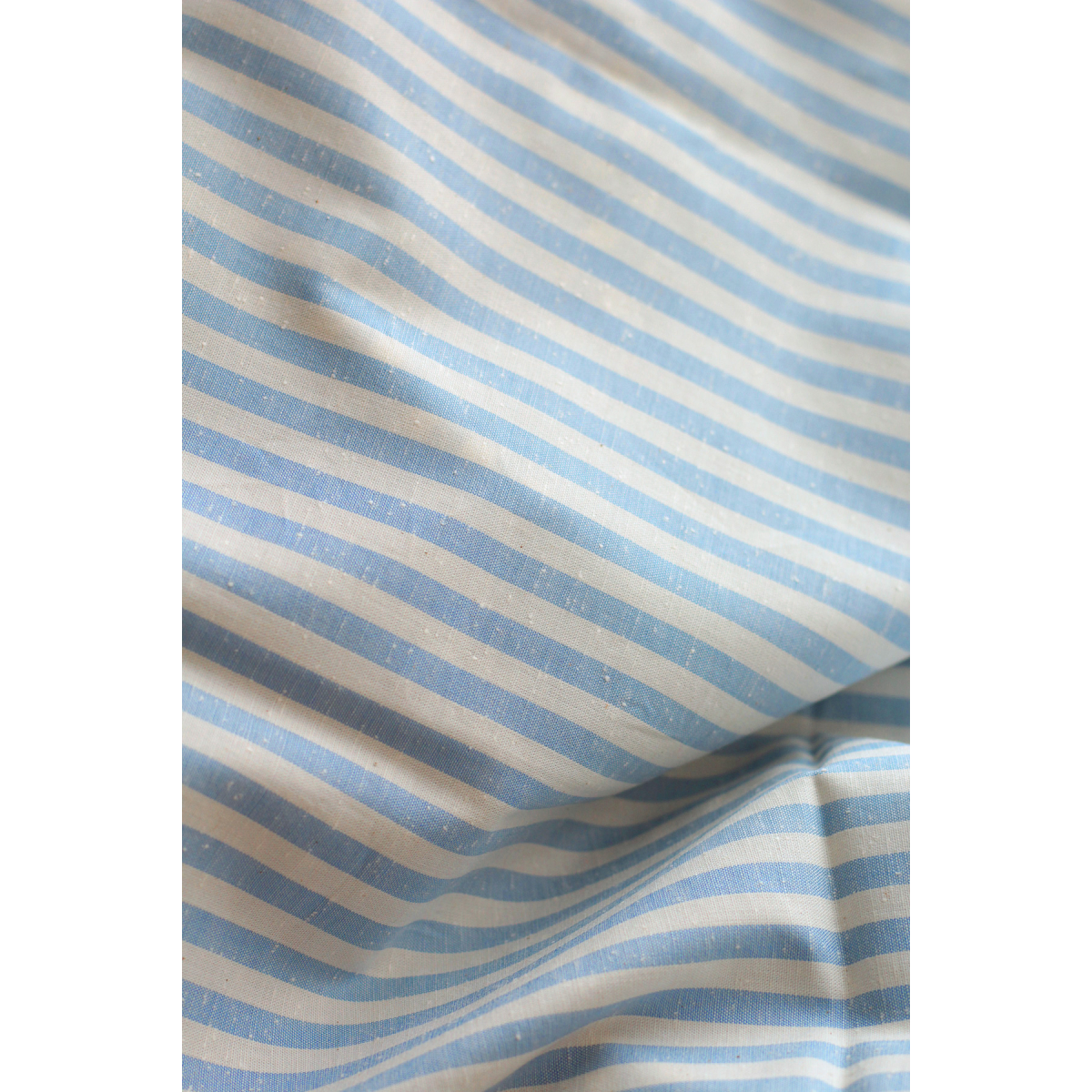 copy of Coton chiné aspect brut rayures moyennes 7mm coloris rouge / écru