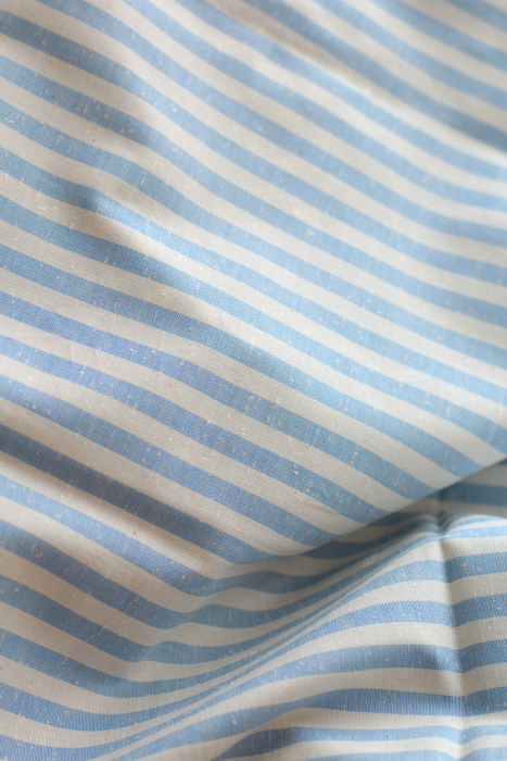 copy of Coton chiné aspect brut rayures moyennes 7mm coloris rouge / écru