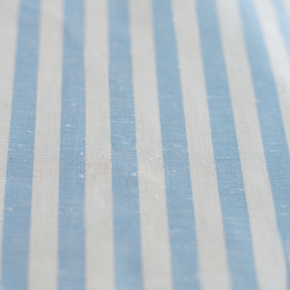 copy of Coton chiné aspect brut rayures moyennes 7mm coloris rouge / écru