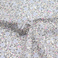 Batiste de coton SILKYNE imprimé fleuri