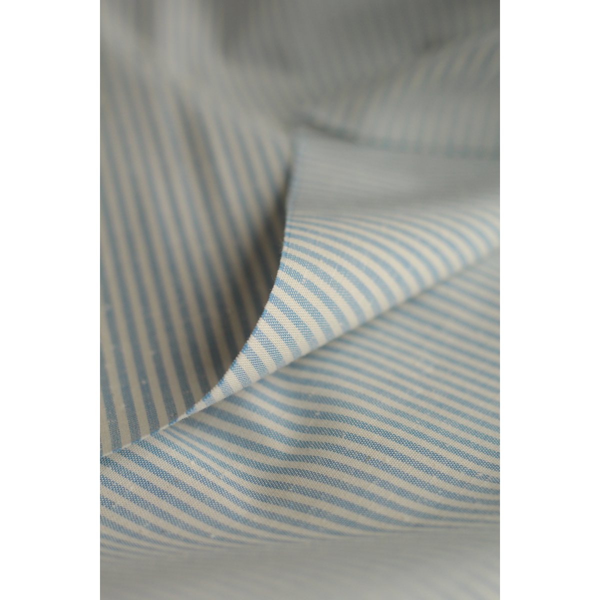 copy of Coton chiné aspect brut rayures moyennes 2mm coloris bleu marine