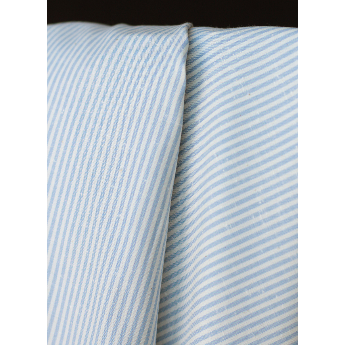 copy of Coton chiné aspect brut rayures moyennes 2mm coloris bleu marine