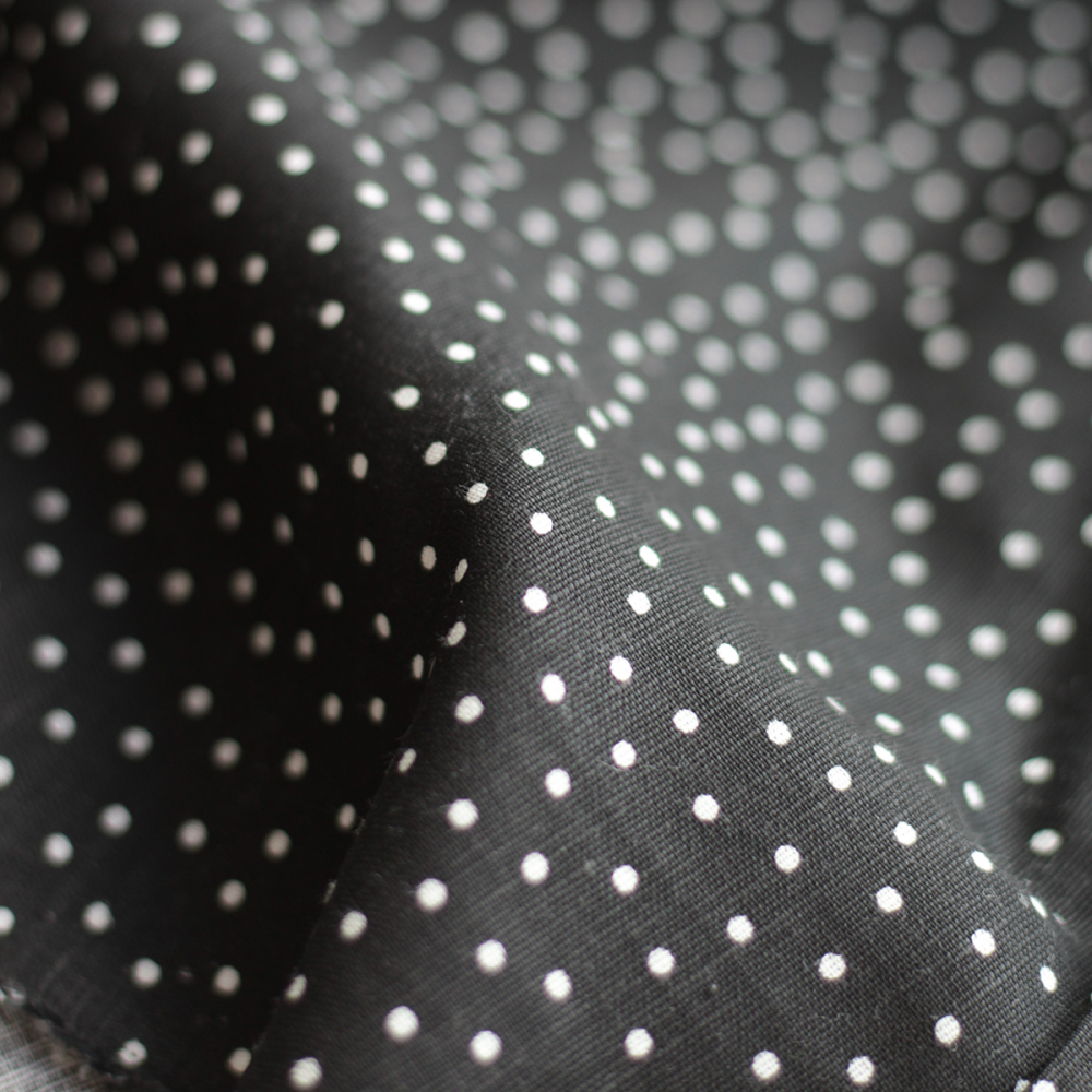 copy of Tissu lin coton lavé à pois fond sable