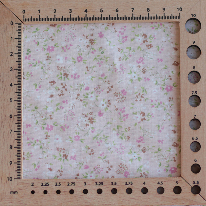 copy of Ingrid - Popeline de coton BIO imprimé fleuri fond celadon