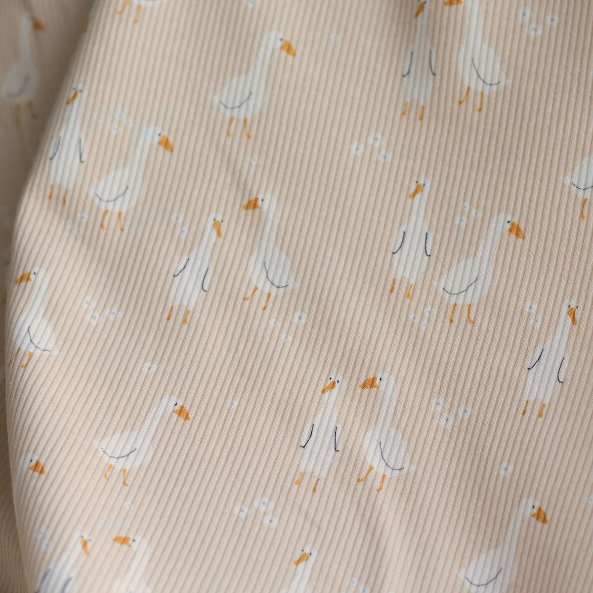 copy of Jersey coton côtes fines à motifs petits coeurs camel et ocre copy of Jersey coton côtes fines à motifs petits coeurs camel et ocre