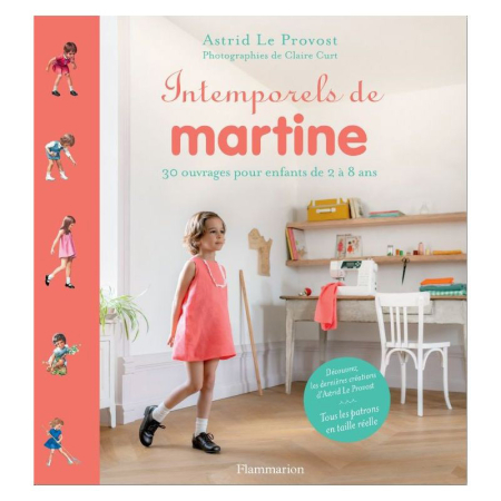 Livre Patrons de couture intemporels enfants Martine