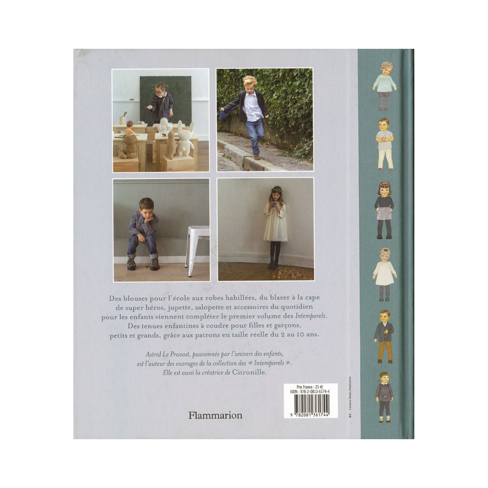 Livre Patrons de couture nouveaux intemporels pour enfants