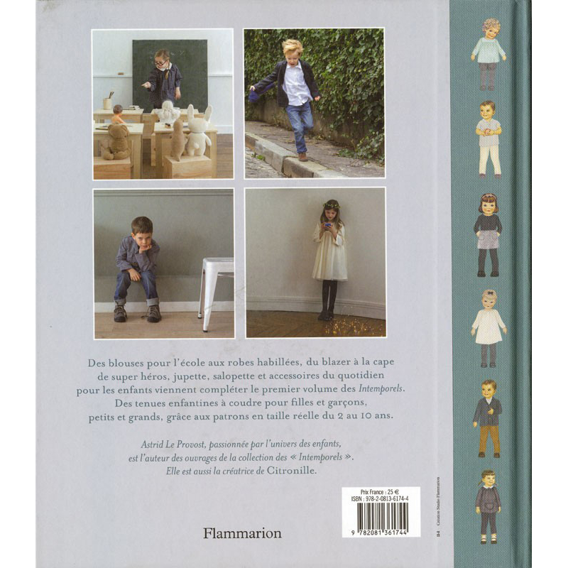 Livre Patrons de couture nouveaux intemporels pour enfants