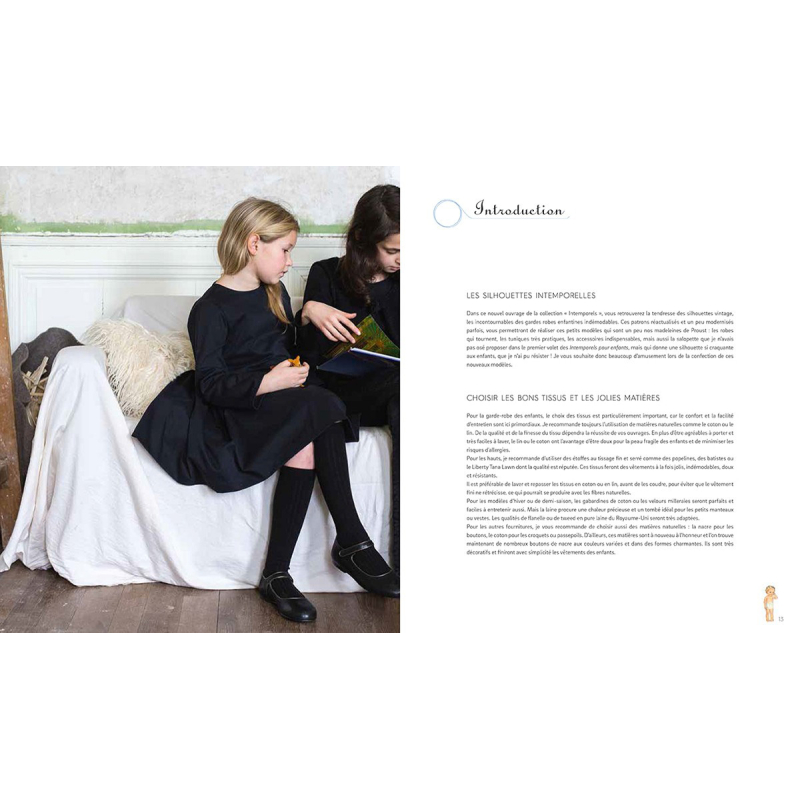 Livre Patrons de couture nouveaux intemporels pour enfants