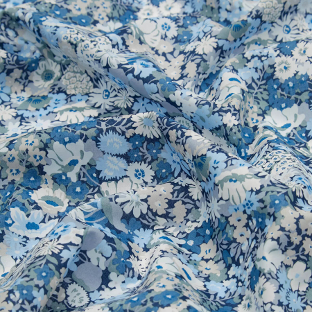 Liberty Thorpe coloris E bleu ancien Barjavel Liberty Thorpe coloris E bleu ancien Barjavel