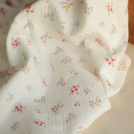 copy of Annabelle - Tissu double coton piqué droit motif fleuri