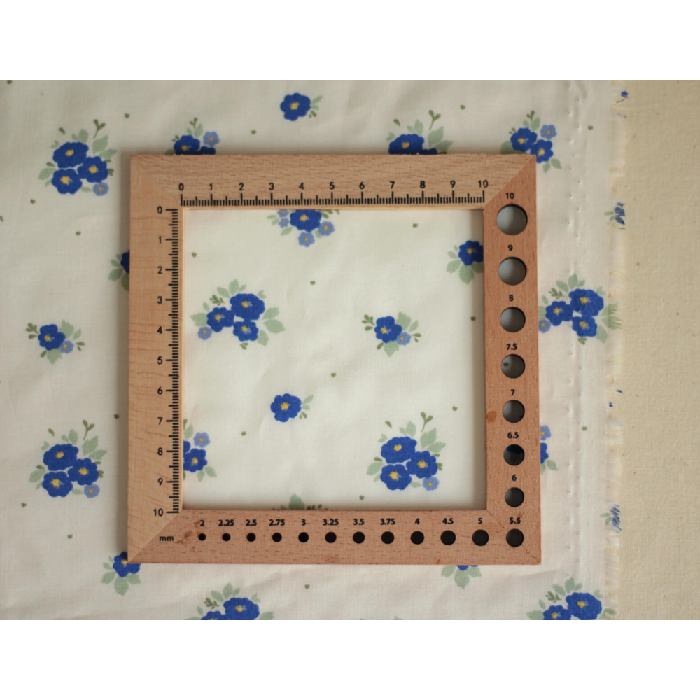 Rozen - Popeline coton SWEET douce imprimé exclusif bleu cobalt