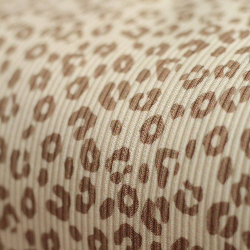 copy of Jersey coton côtes fines à motifs coeurs et papillons