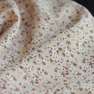 copy of Jersey coton côtes fines à motifs graou beige