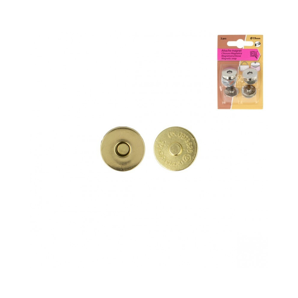 Fermoir magnétique pour attache sac