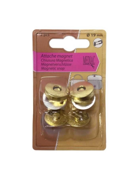 Fermoir magnétique pour attache sac