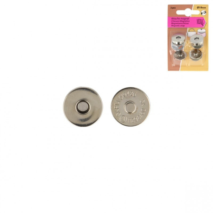 Attache pour fermoir magnétique ARGENT