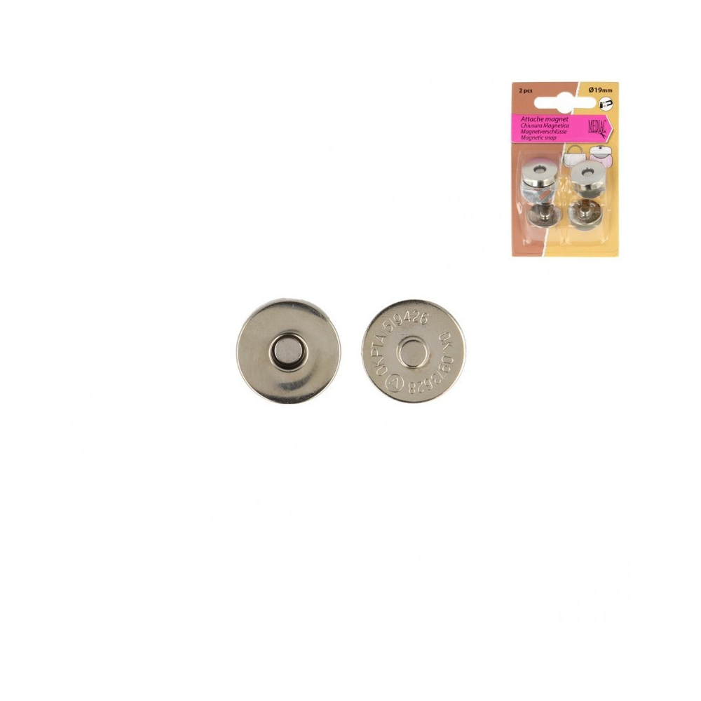Attache pour fermoir magnétique ARGENT