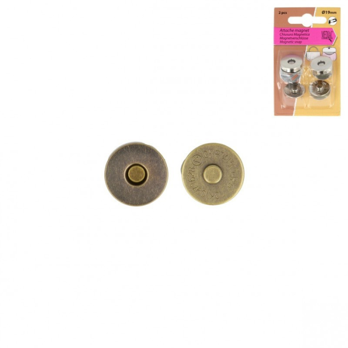 Attache pour fermoir magnétique BRONZE