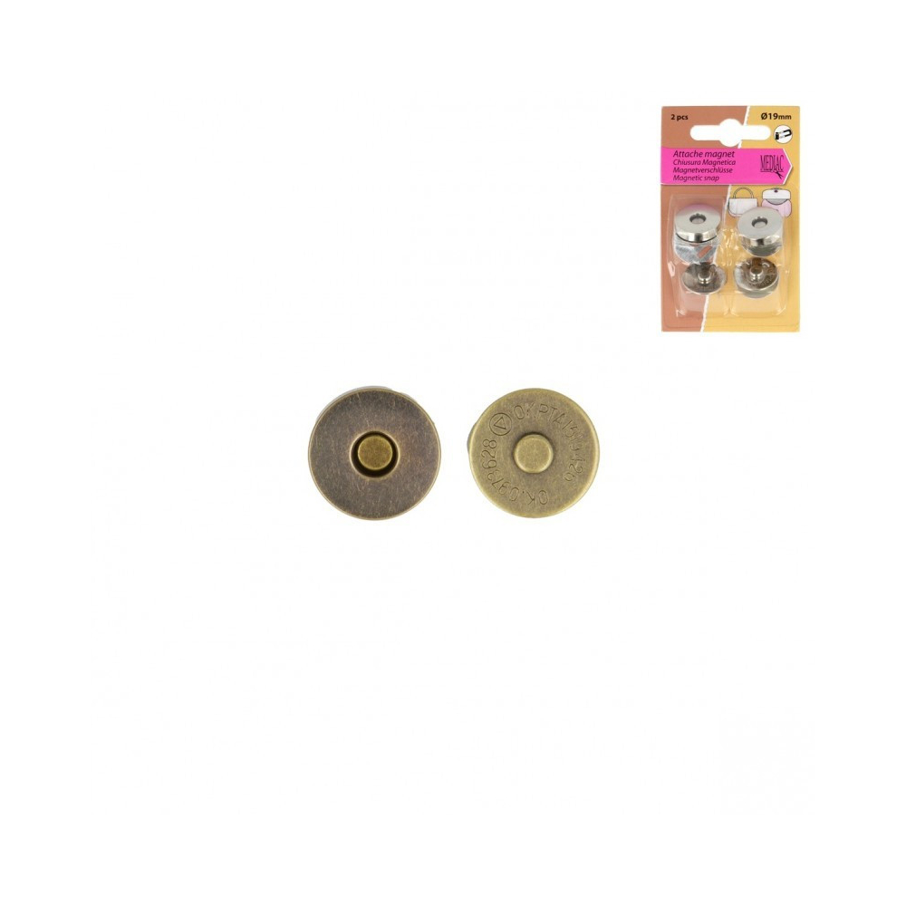 Attache pour fermoir magnétique BRONZE