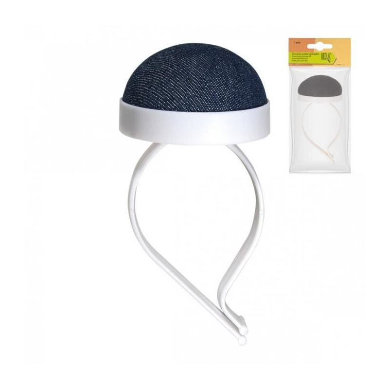 Bracelet pelote pique épingles MEDIAC denim
