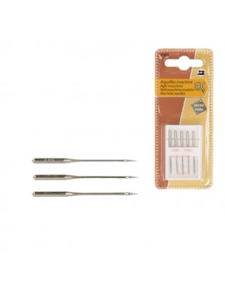Lot de 5 aiguilles machine MICROFIBRE 130/705