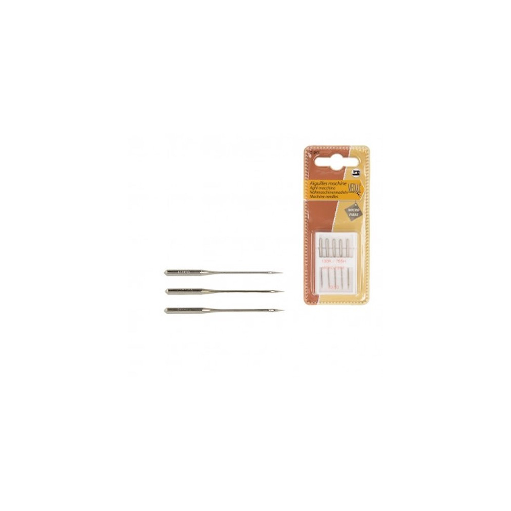 Lot de 5 aiguilles machine MICROFIBRE 130/705