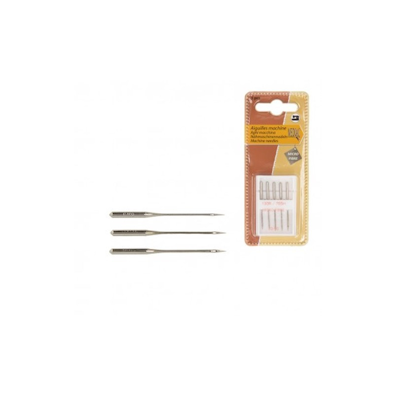 Lot de 5 aiguilles machine MICROFIBRE 130/705