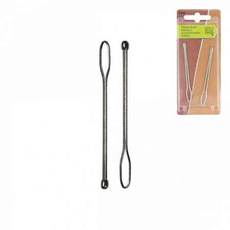 Lot de 2 passe lacets cordon ruban élastique Lot de 2 passe lacets cordon ruban élastique