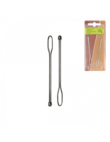 Lot de 2 passe lacets cordon ruban élastique