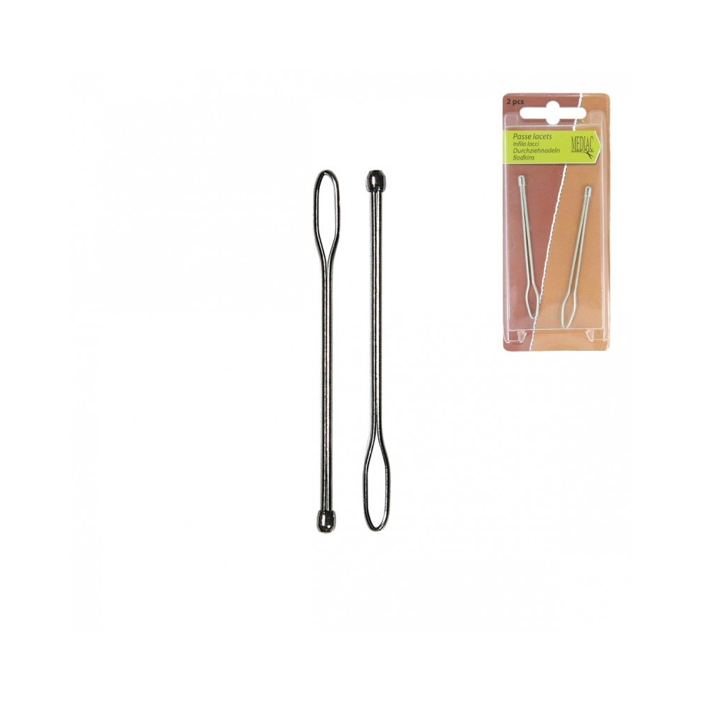 Lot de 2 passe lacets cordon ruban élastique