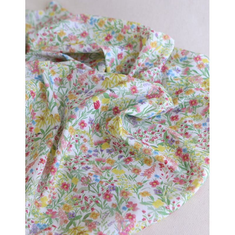 Sephora - Batiste de coton douce à imprimé fleuri aquarelle