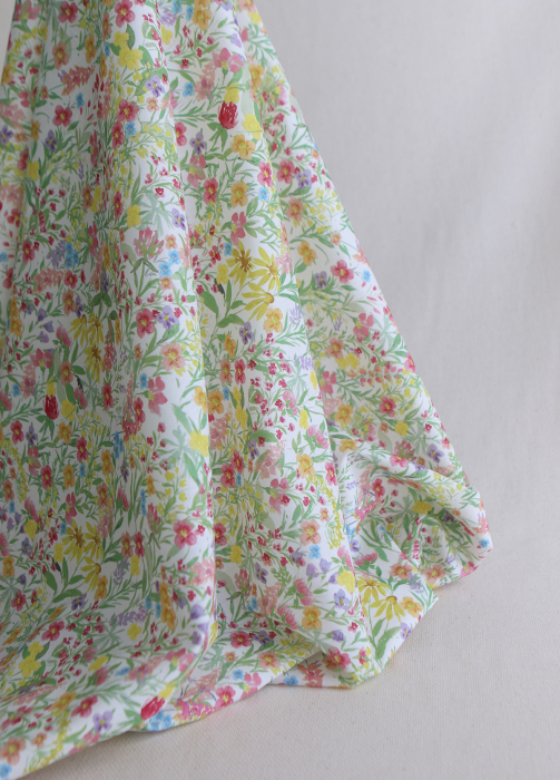 Sephora - Batiste de coton douce à imprimé fleuri aquarelle