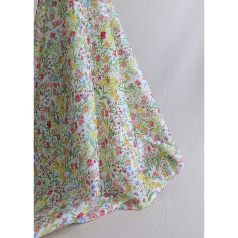 Sephora - Batiste de coton douce à imprimé fleuri aquarelle